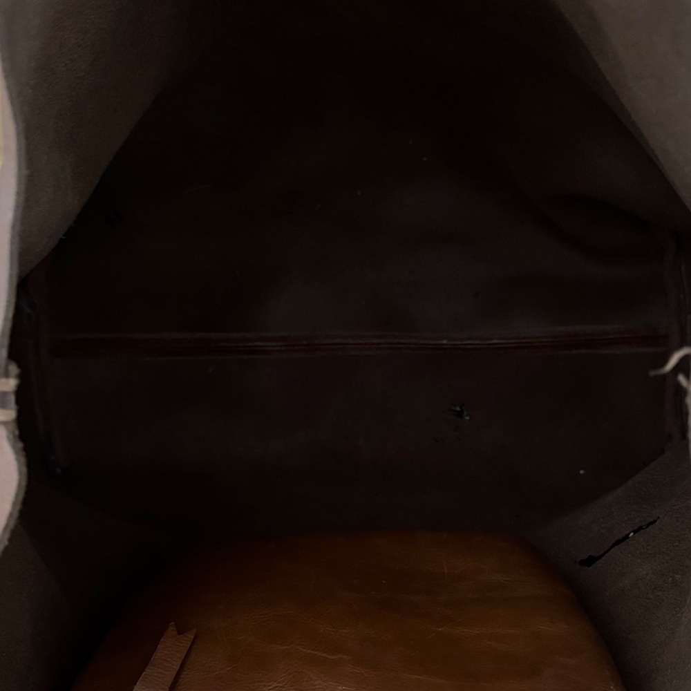 Madewell | The Transport Large Tote Bag | Rich Brown | Leather - Picture 11 of 14